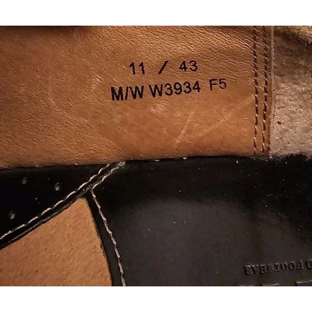 Born Womens W9934 Black Leather Round Toe Slip On Comfort Clog Loafer Shoes 11 - Picture 5 of 6